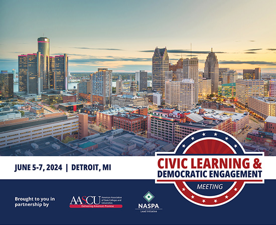 Civic Learning & Democratic Engagement Meeting - June 5-7, 2024 - Detroit, MI