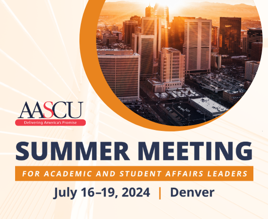 AASCU Summer Meeting - July 16-19, 2024 - Denver