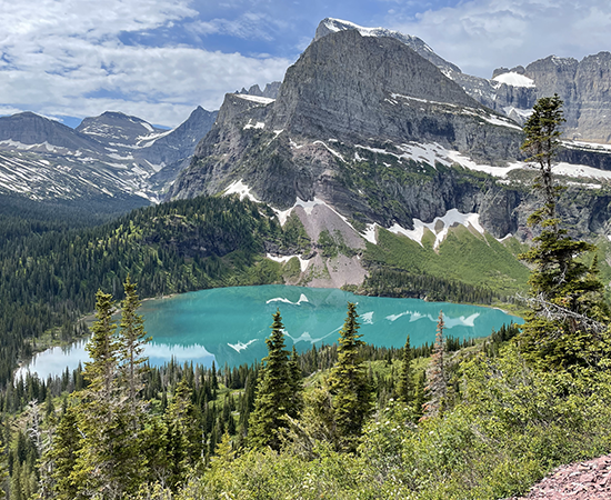 Photo of Glacier National Park courtesy of 2024 cohort member Paul Cook.